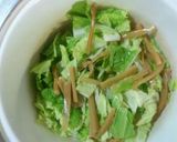 【2014/4更新】白菜とメンマの蒸し煮作り方4写真