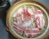 冬に美味しい、簡単豚鍋うどん作り方3写真