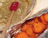 人参たっぷりチェダーチーズ焼き作り方4写真