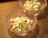 ひよこ豆とブロッコリーの豆腐マヨ作り方4写真