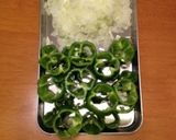 つくねでピーマンの肉詰め♪醤油風味☆作り方1写真