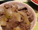 【簡単】黄金比で、美味しい牛丼！作り方6写真