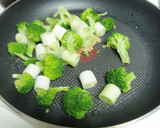 ➏　白ネギと豆腐の炒め物　➏作り方3写真