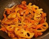 蓮根のナポリタン作り方4写真