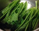 ＊ほうれん草海苔和え＊作り方1写真