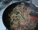 生姜焼きうどん作り方5写真