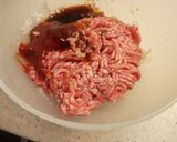 薩摩芋とひき肉のハンバーグ風グリル焼き作り方2写真