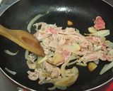 簡単！豚肉のガーリックバター醤油丼作り方2写真