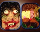 パパのキャラ弁当3〜ハロウィンVer.〜作り方5写真