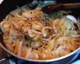 玉ねぎたっぷり♪鶏レバーと赤ワイン炒め作り方3写真