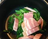 お弁当にも✨ノンオイル小松菜ベーコン炒め作り方3写真