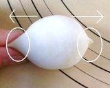 簡単成型*指先で作るレモン型作り方4写真