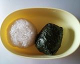 キャラ弁★ひつじのショーン★おにぎり弁当作り方1写真