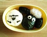 キャラ弁★ひつじのショーン★おにぎり弁当作り方4写真