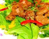 柔らかい豚コマ肉の胡麻まぶし焼き☆作り方3写真