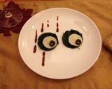 ハロウィン スピナッチ アイボール♪作り方4写真