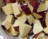さつまいもと鶏の甘煮作り方4写真