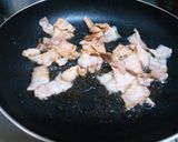 豚バラ入り簡単にら玉♬作り方2写真