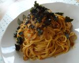 キムチと豆乳のごまクリームスパゲッティ−作り方9写真