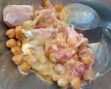 チキンとひよこ豆のカレー炒め作り方2写真