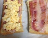 卵とベーコンのホットサンド作り方5写真