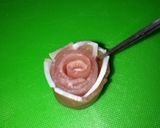 生ハムミニ薔薇のせ☆チーズ作り方4写真
