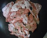 豚小間切れ肉の照り焼き丼ミニアスパラ添え作り方6写真