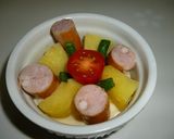 ウインナーとじゃが芋ココットカマン作り方3写真