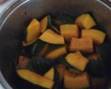 少しの調味料でヘルシーかぼちゃの煮物作り方3写真