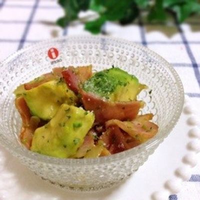 簡単！アボカドベーコン旨ぽん酢 by ペニーダ 【クックパッド】 簡単