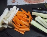 余ったトマト缶で秋ナスとキノコの豚肉巻き作り方2写真