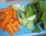 青梗菜のサラダ！作り方1写真