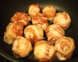 ハロウィンに☆クミン香る肉巻里芋作り方4写真