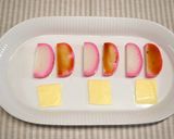 お弁当に*かまぼこチーズ*作り方1写真