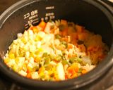 鶏皮deダシ野菜たっぷり洋風炊き込みご飯作り方4写真