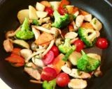 ささみ＆野菜たっぷりのヘルシーチーズ焼き作り方4写真