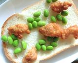 パセリたっぷり♡唐揚げ×カマントースト作り方2写真