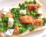 パセリたっぷり♡唐揚げ×カマントースト作り方3写真