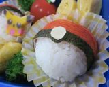 ポケモン×モンスターボール　キャラ弁当作り方1写真