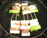 フライパンで作る金沢一本太ねぎの焼き鳥♪作り方4写真