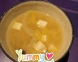 白菜とえのきと厚揚げ(豆腐)の味噌汁作り方9写真