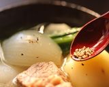 和風仕立ての牛バラスープ。作り方12写真