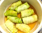 サーモンとチーズのロールキャベツ作り方5写真