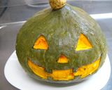 ハロウィンに★カボチャの豆乳シチュー作り方1写真