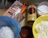 薩摩芋入りココア蒸しパン♪ビター！作り方1写真