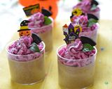 ハロウィン風✿紫芋チーズ＆オレオムース✿作り方19写真