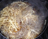 安い早い歯ごたえ糸こん＆エノキすき焼き風作り方6写真