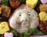 *こびと図鑑カクレモモジリ弁当*作り方8写真