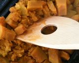 炊飯器でかぼちゃプリンケーキ作り方3写真