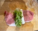 豚肉のレタスとチーズ巻き作り方3写真